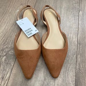 H&M tan flats